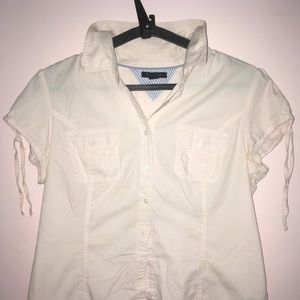 pale pink Tommy Hilfiger button down blouse